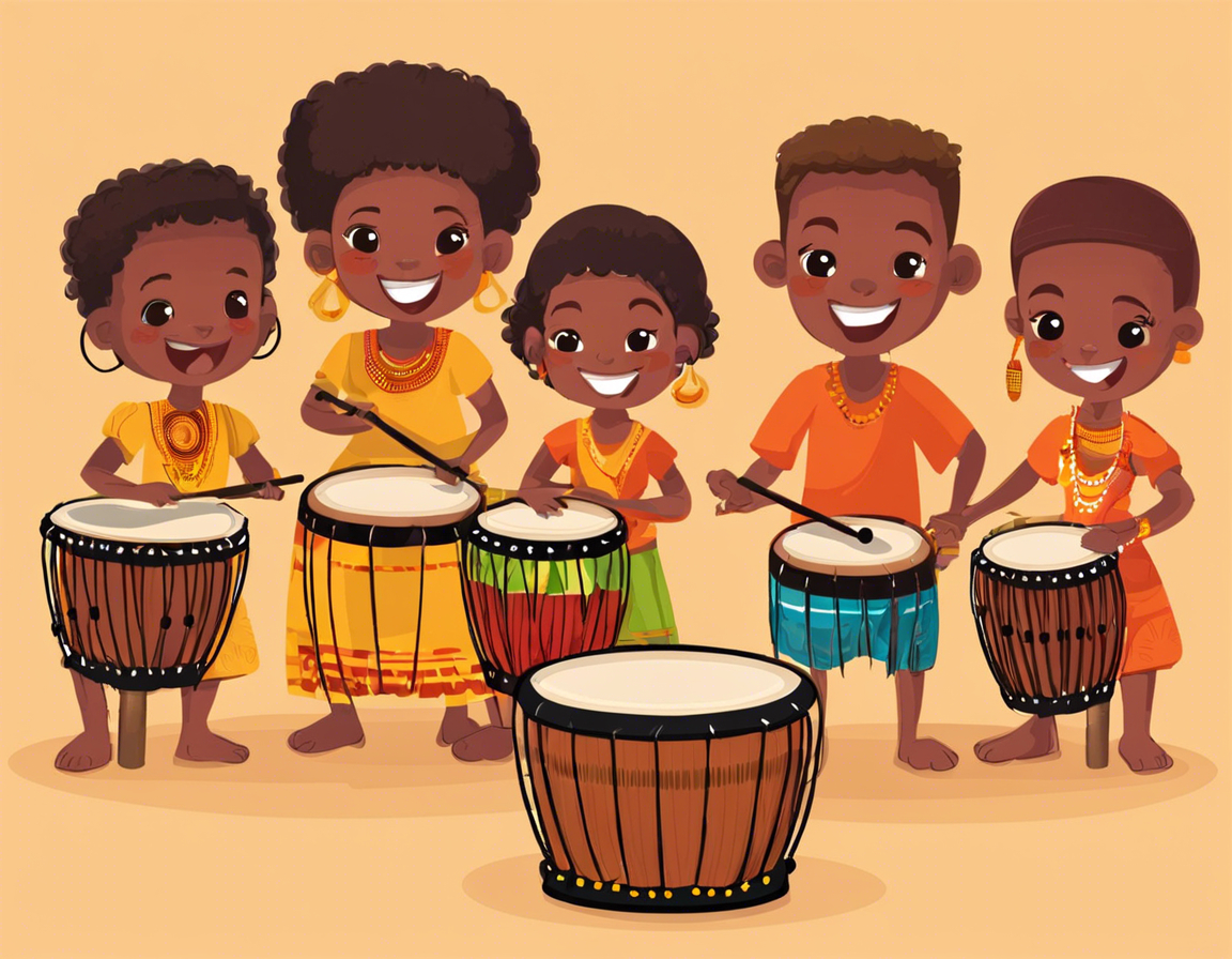 Family African Drum Experience With Mama Fasi